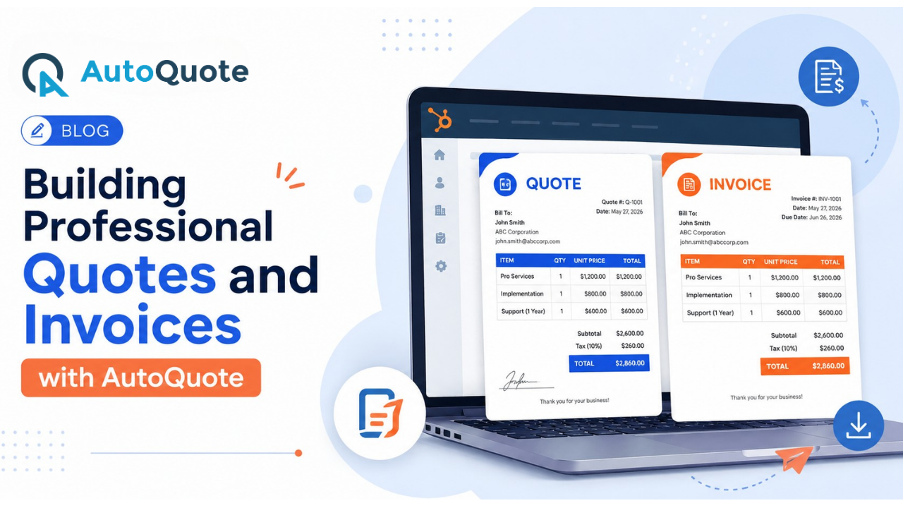 Building Professional Quotes and Invoices with AutoQuote